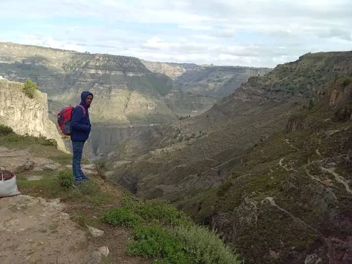 Sisay trekking in the highlands