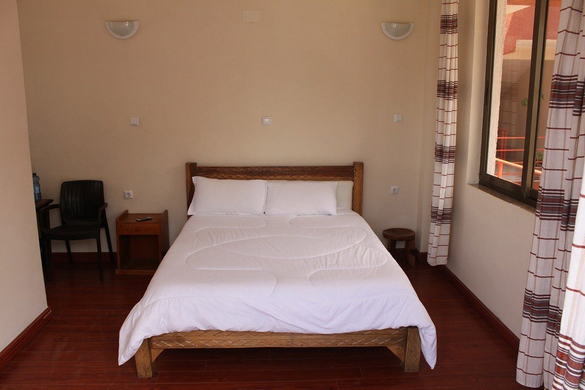 Zan-Seyoum Hotel exterior in the heart of Lalibela