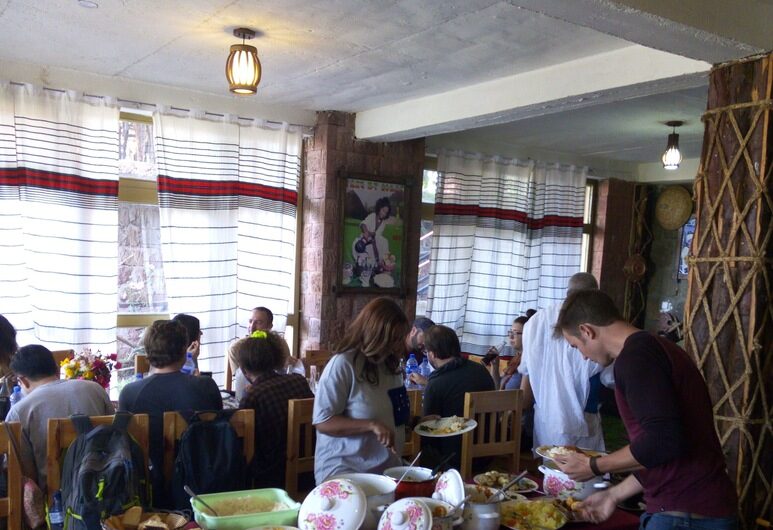 Zan-Seyoum Hotel restaurant serving Ethiopian and international cuisine